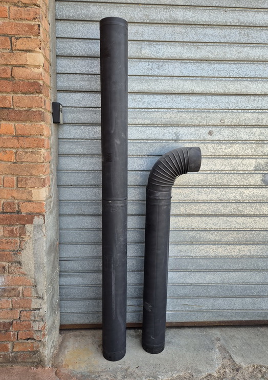 chimenea tubo + codo 320xo15 3u +1u